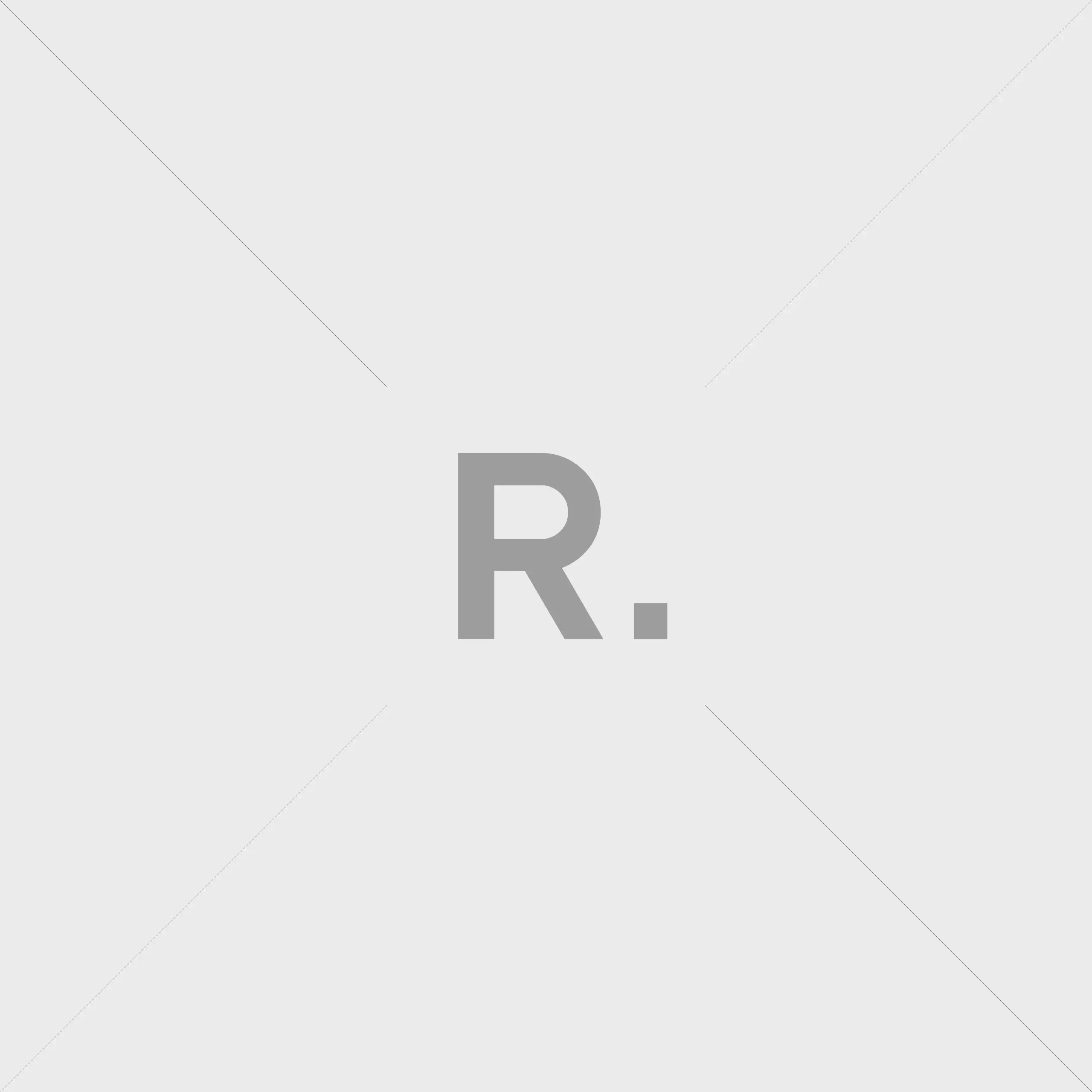 Platzhalterbild mit grazem Hintergrund und großem Buchstaben R als Symbol für Reiseagentur oder Reiseveranstalter